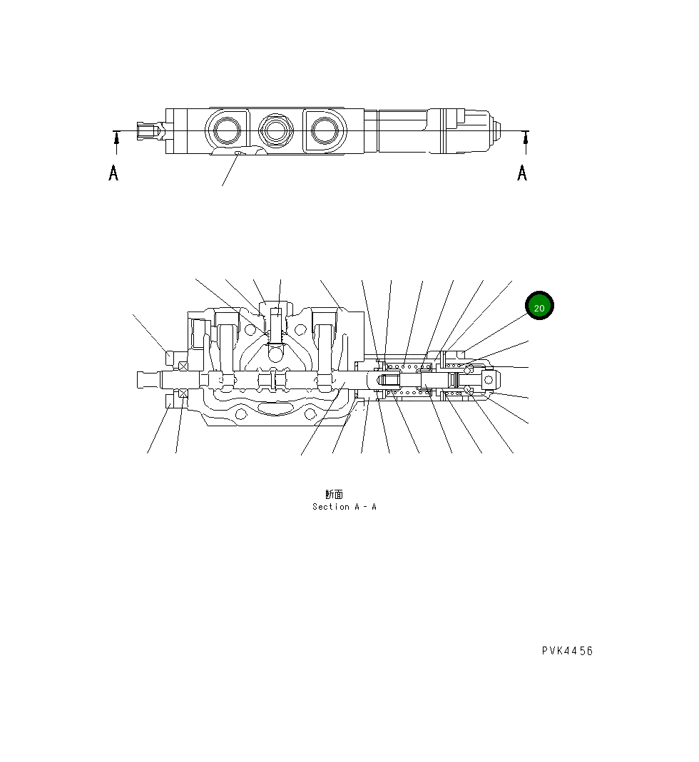 Болт NAA02010607551 Komatsu