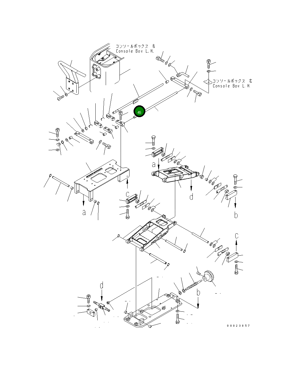 Болт 01252-80516  Komatsu