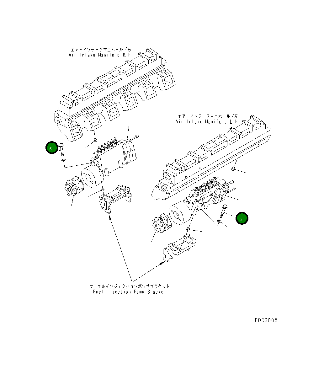 Болт 01438-01000  Komatsu