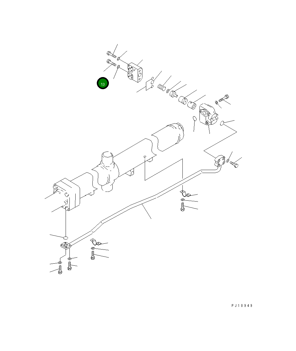 Болт 01011-51260 Komatsu