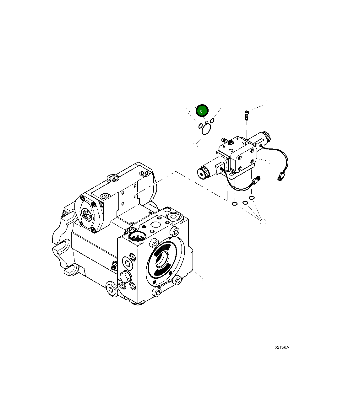 Кольцо уплотнительное (O-Ring) 27015 Komatsu