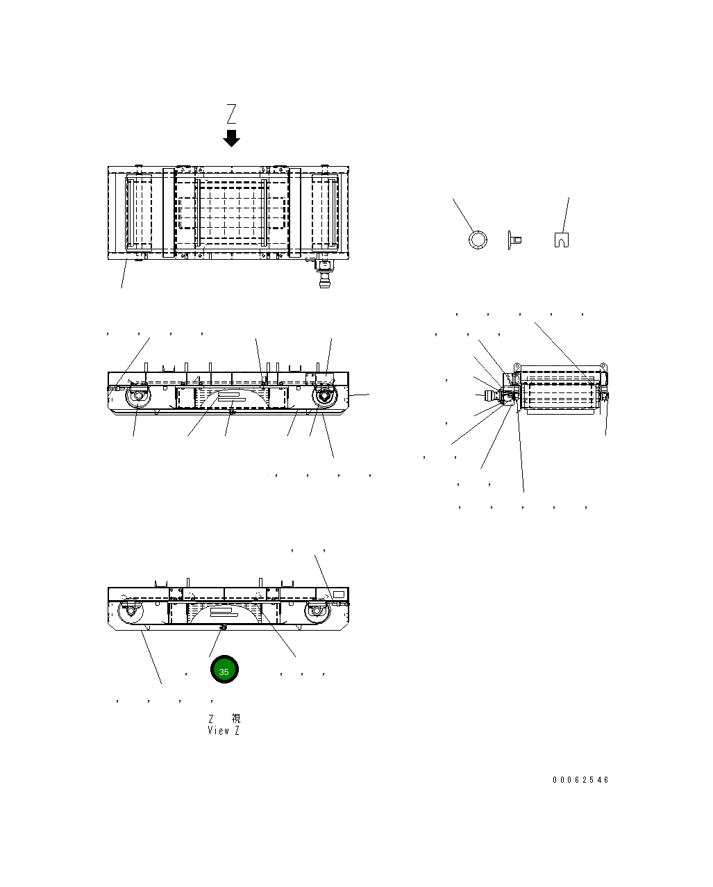 Болт MFQ0000421 Komatsu