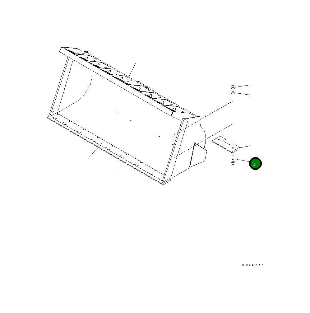 Болт 02090-11685 Komatsu