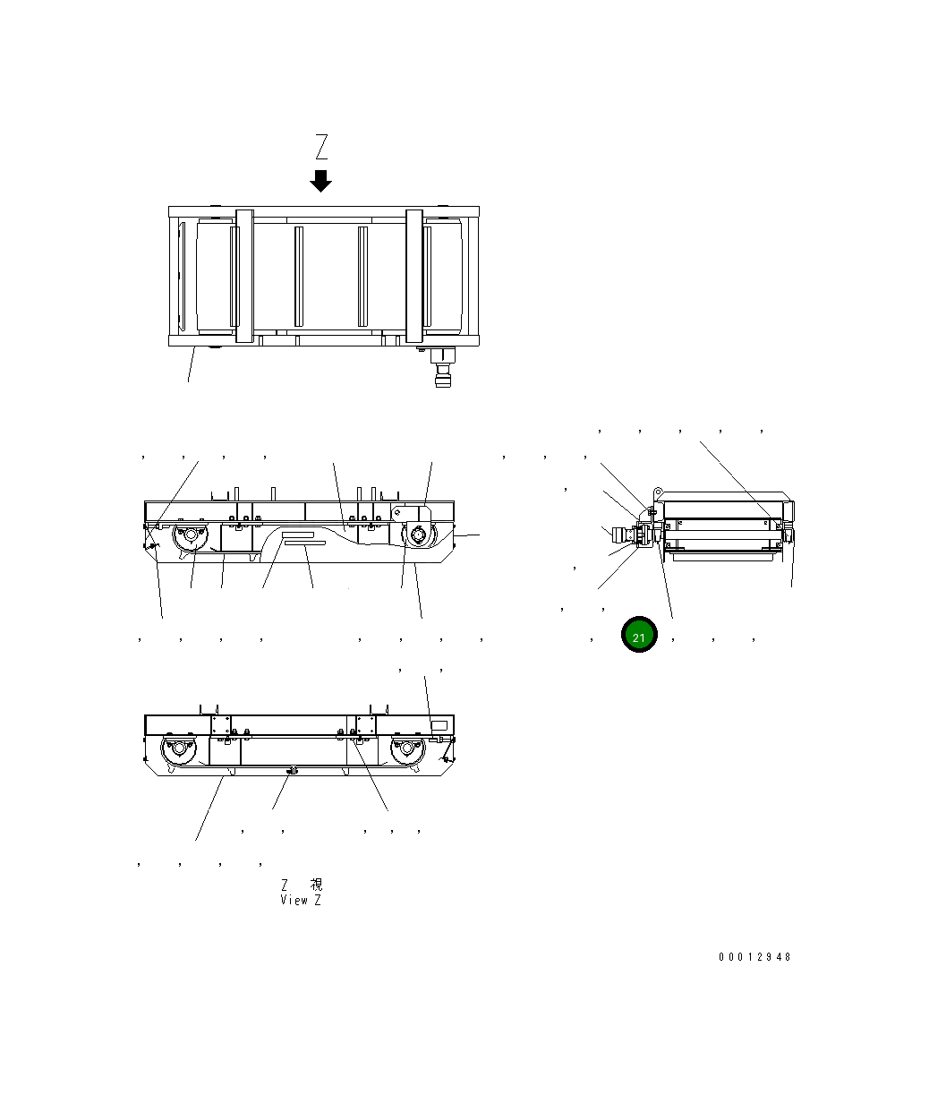 Болт MFP0000311 Komatsu