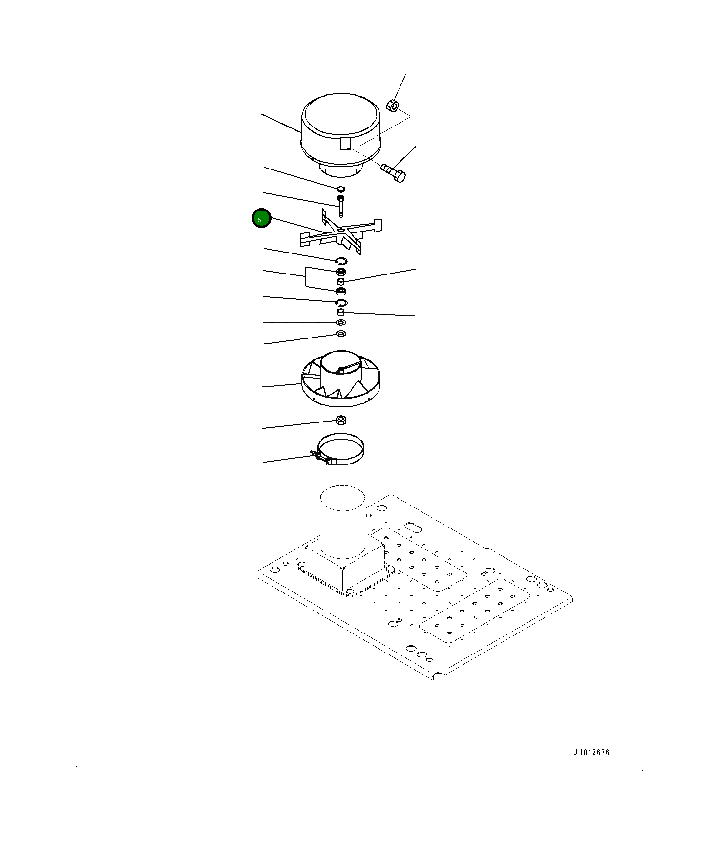 Болт 421U123160 Komatsu