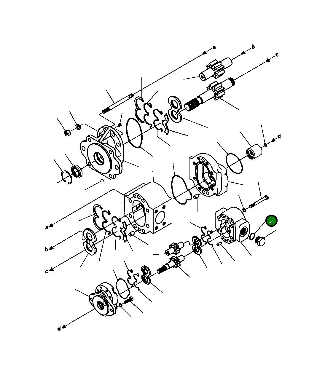 Кольцо уплотнительное (O-Ring) 425-62-A1680 Komatsu