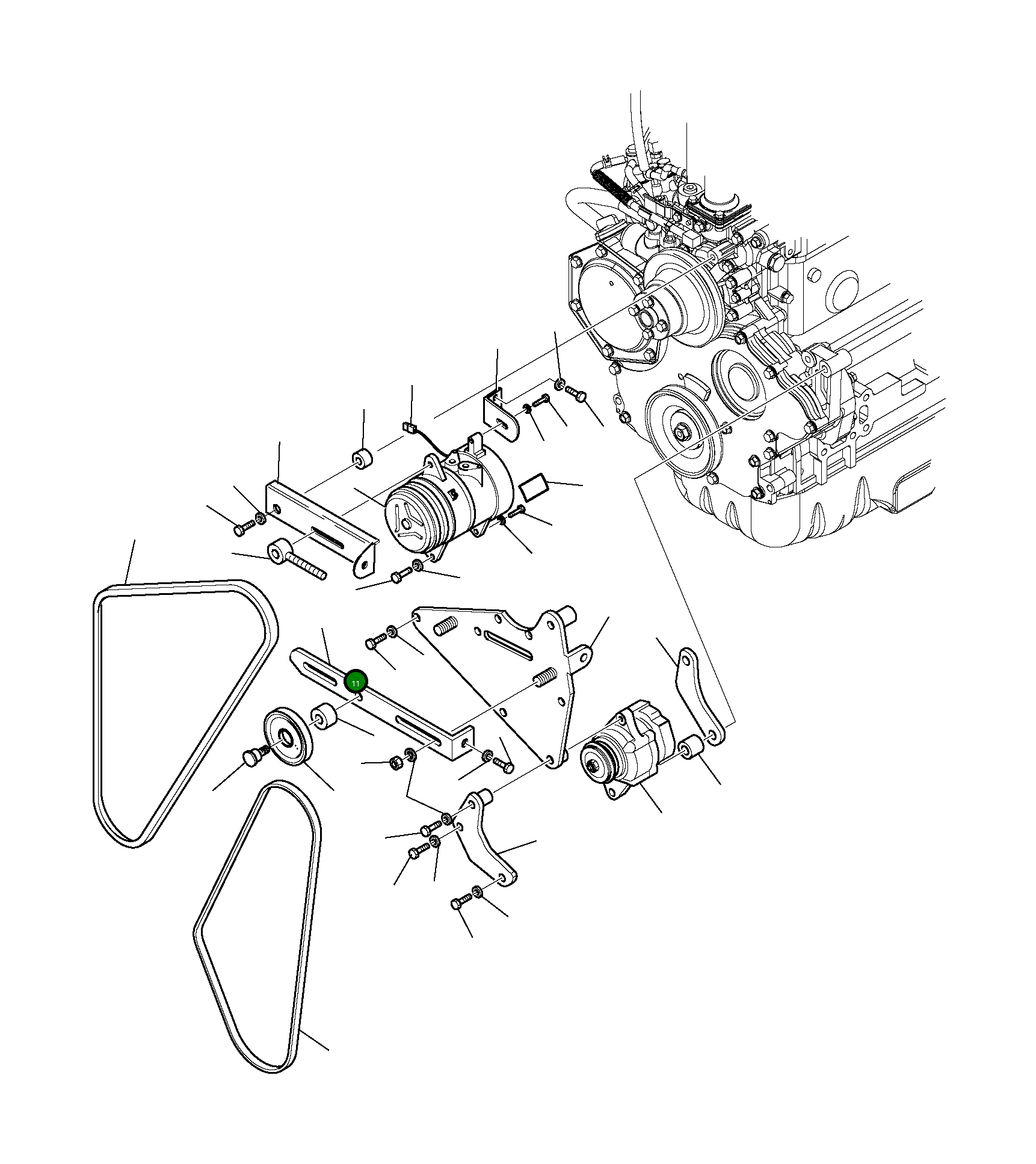 Болт 801015095 Komatsu