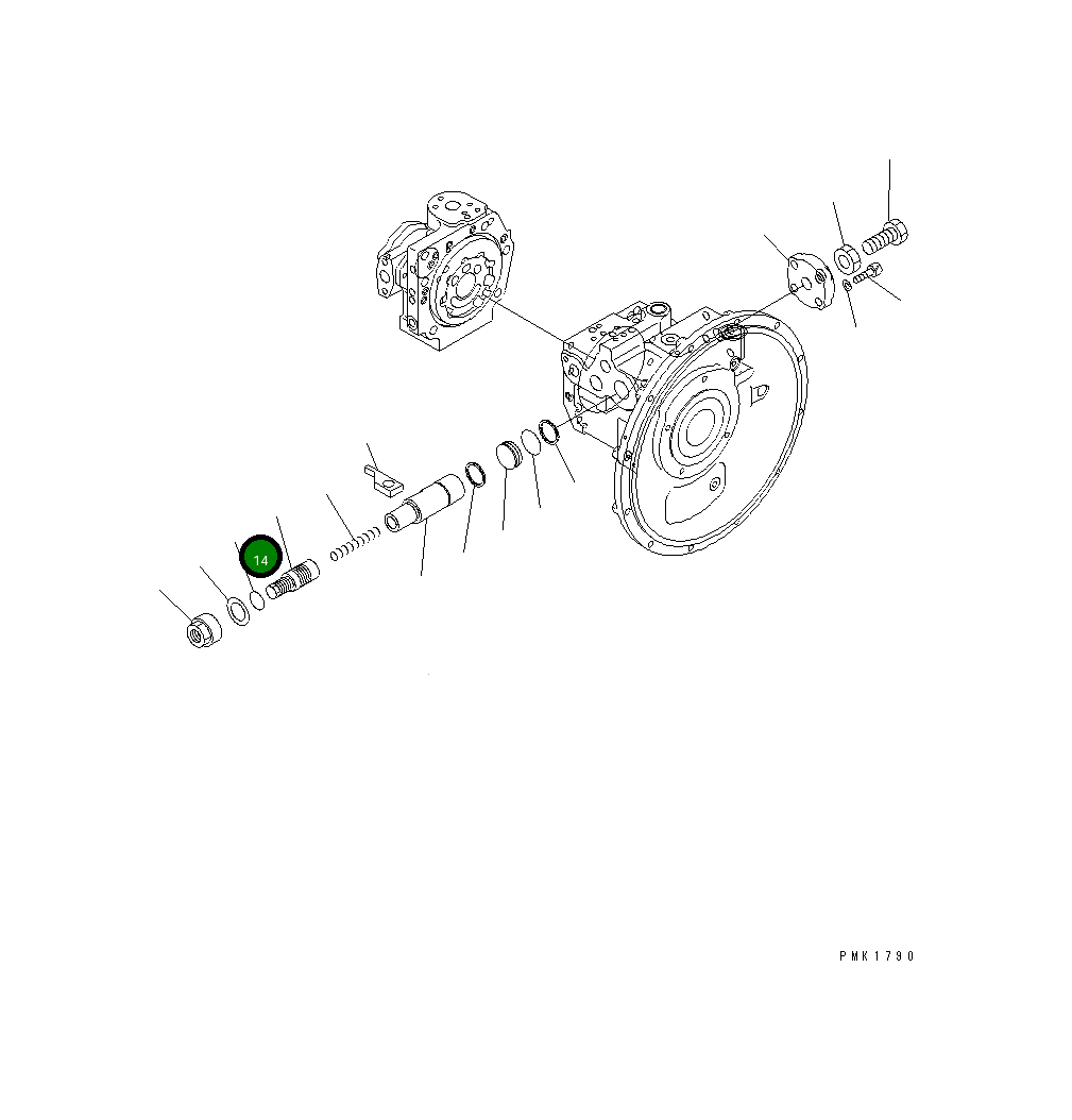 Кольцо уплотнительное (O-Ring) 708-2L-24620 Komatsu