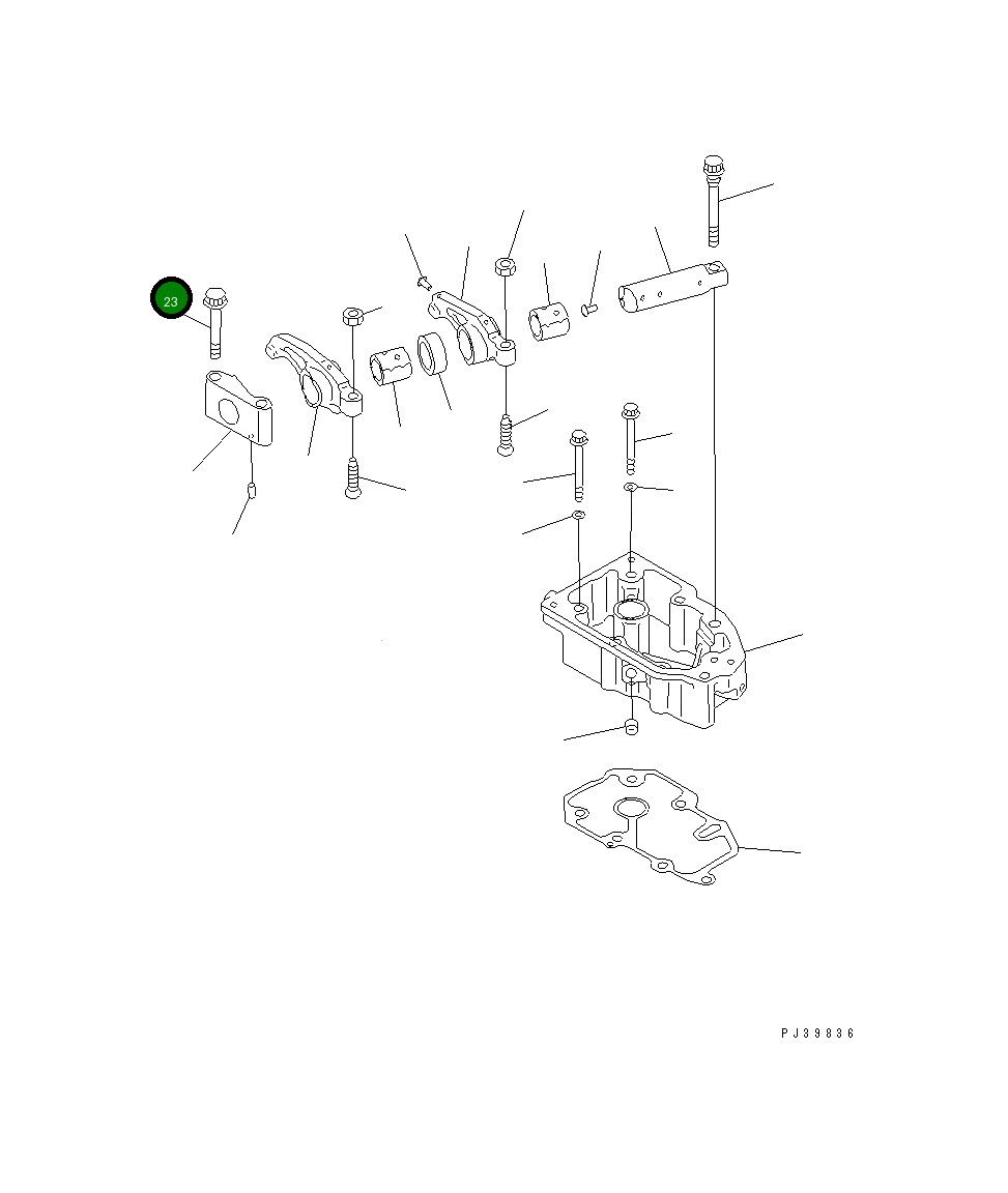 Болт 01438-01220 Komatsu