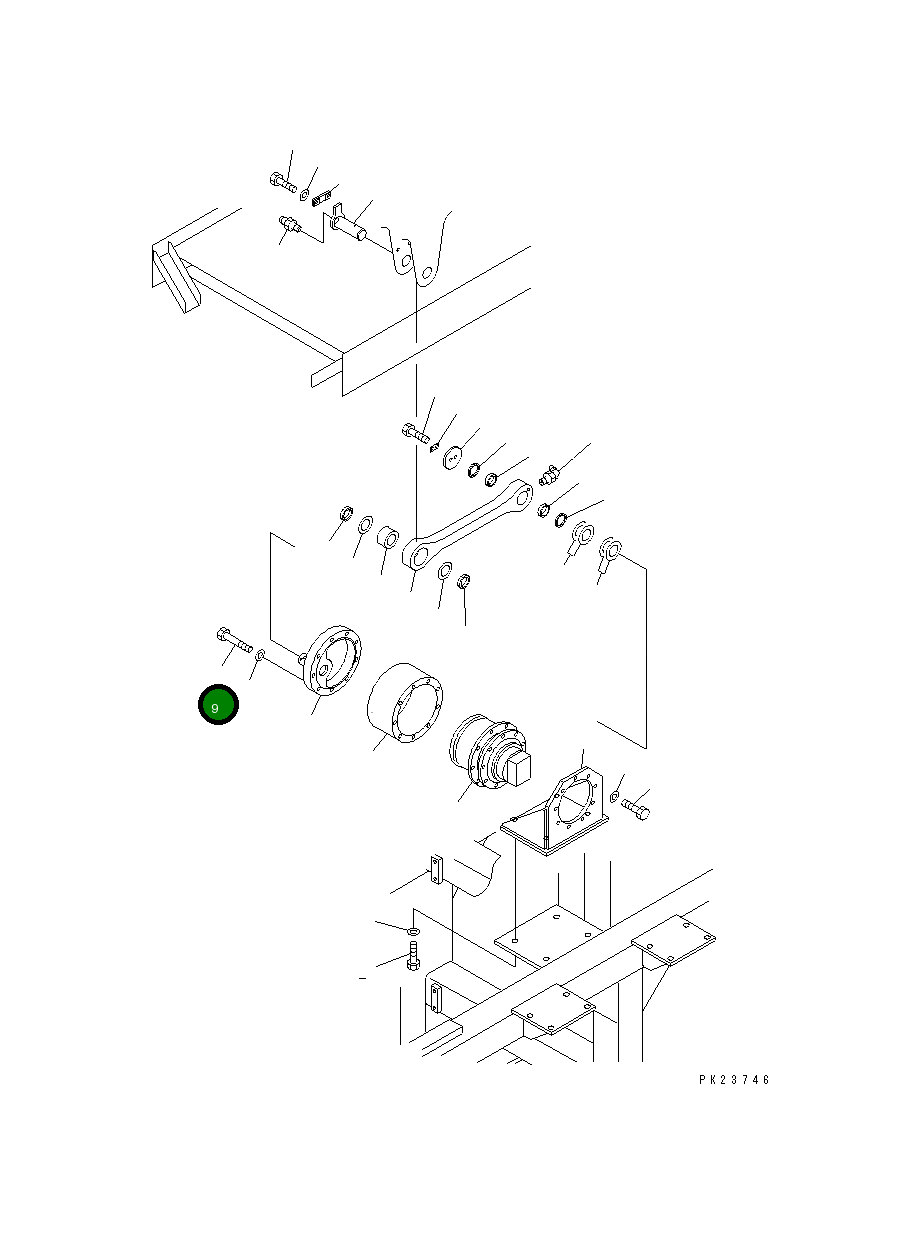 Болт 01011-51275 Komatsu