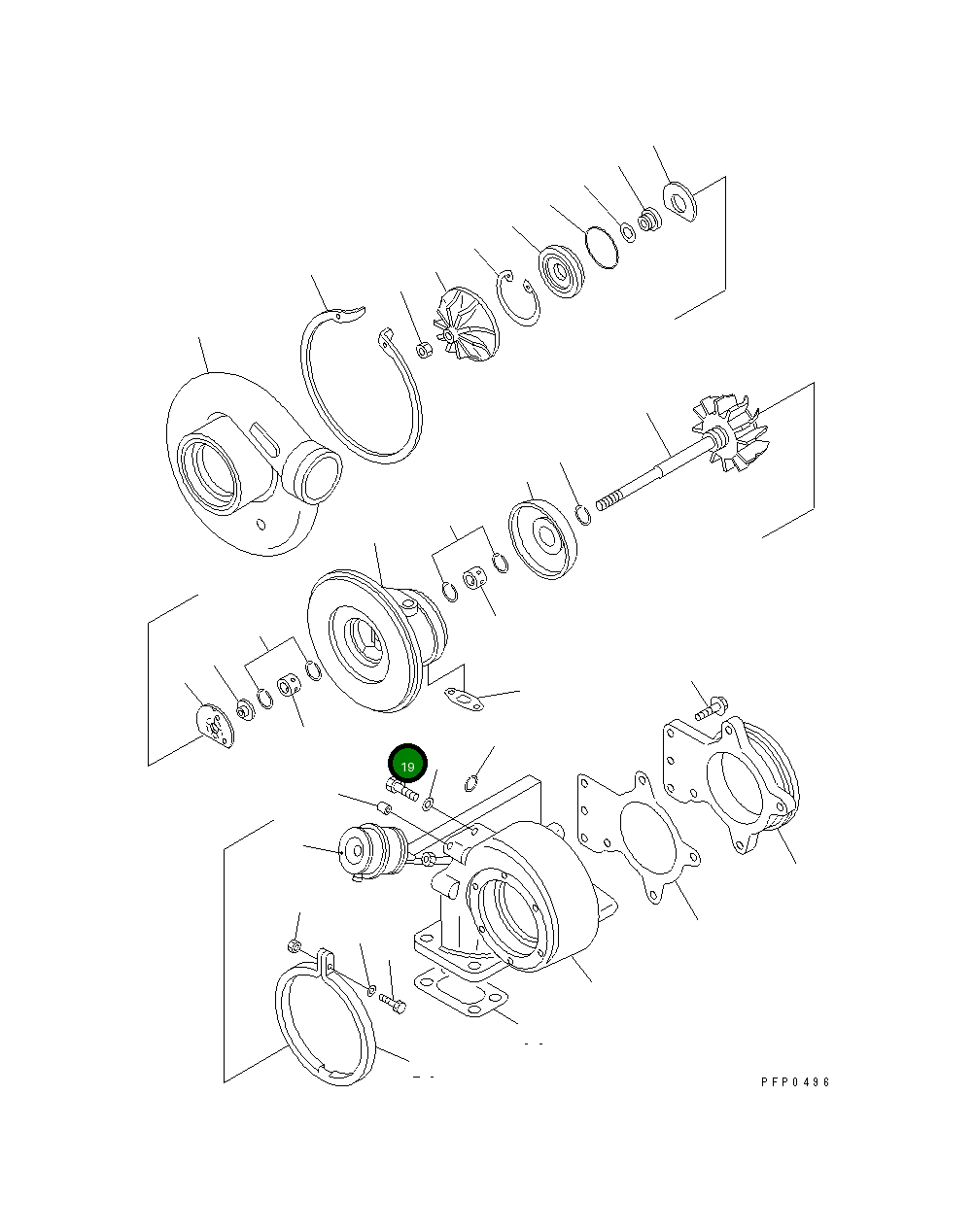 Болт 6733-81-8840  Komatsu