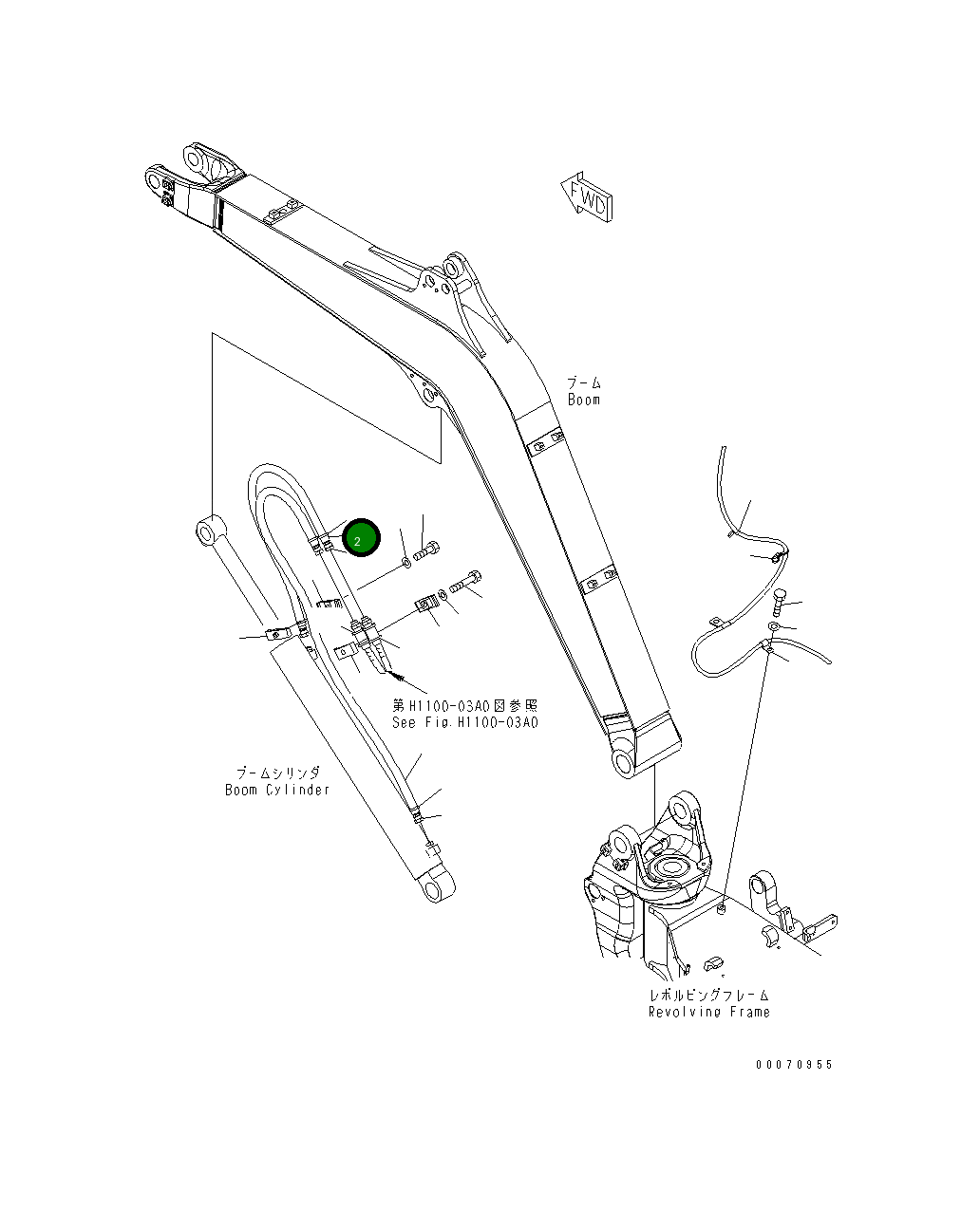 Крышка 22L-62-39150  Komatsu