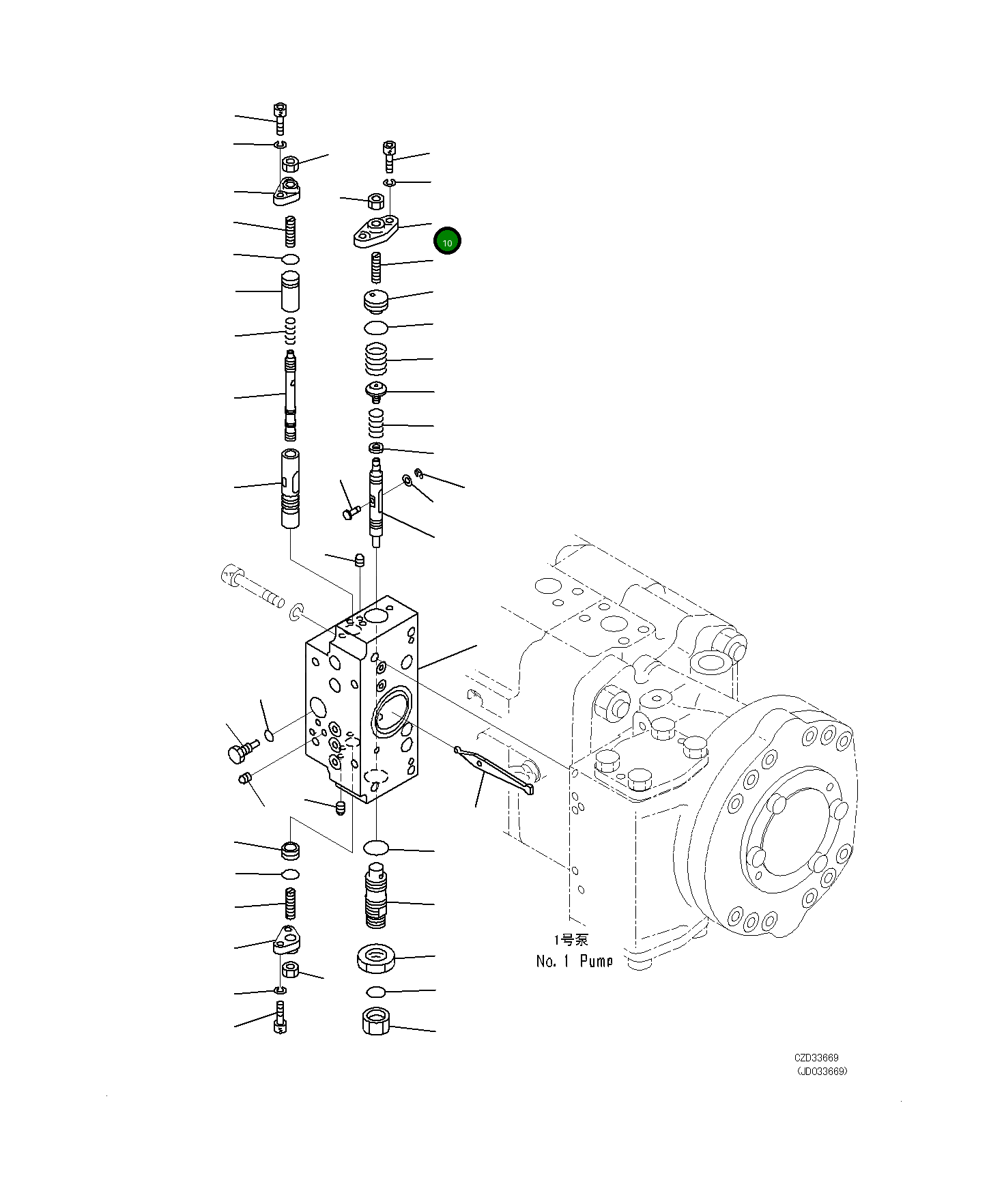 Крышка 708-25-15150 Komatsu
