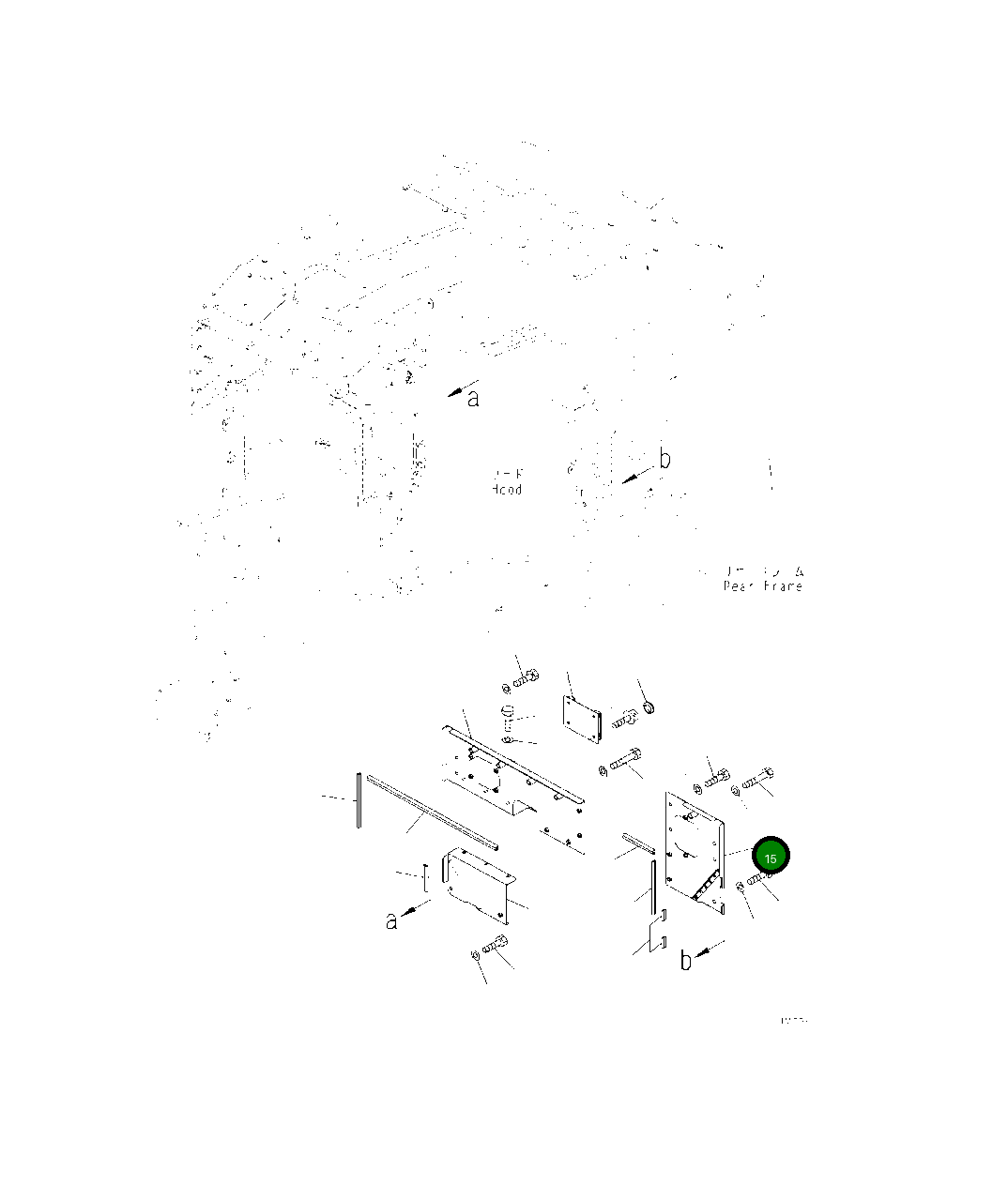 Крышка 425-54-51721 Komatsu