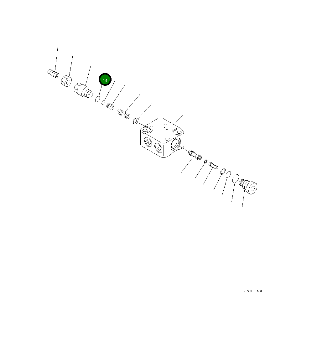 Кольцо уплотнительное (O-Ring) 708-2L-24910 Komatsu
