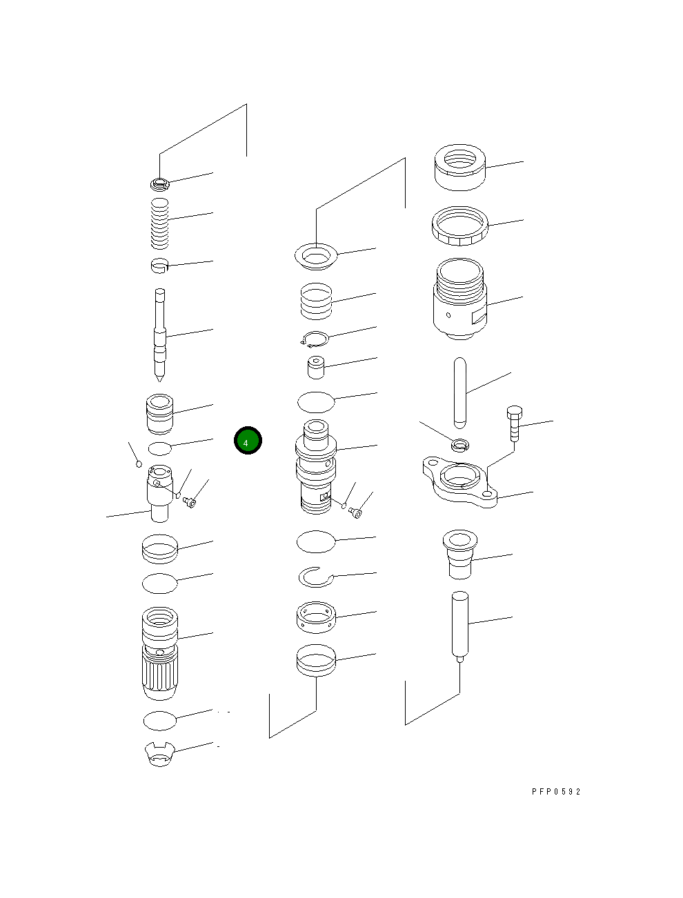 Кольцо уплотнительное (O-Ring) CU3042543 Komatsu