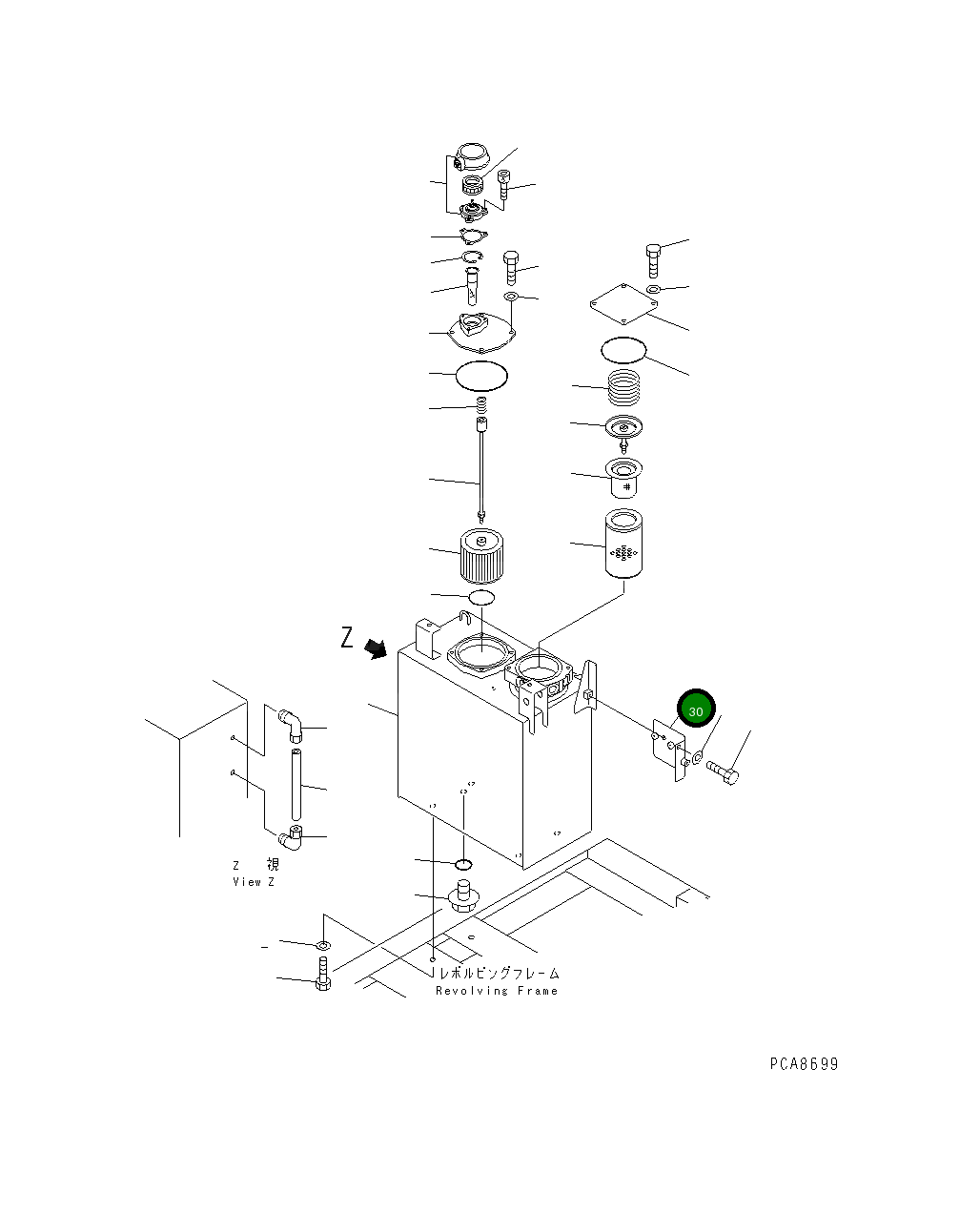 Крышка 203-60-61151 Komatsu