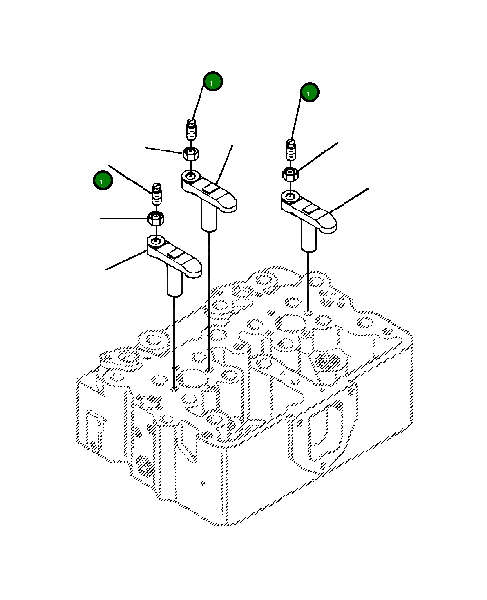 Болт 1238 344 H1 Komatsu