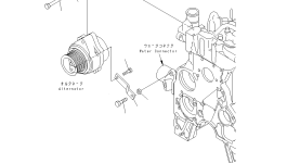 Болт 01435-60825 Komatsu