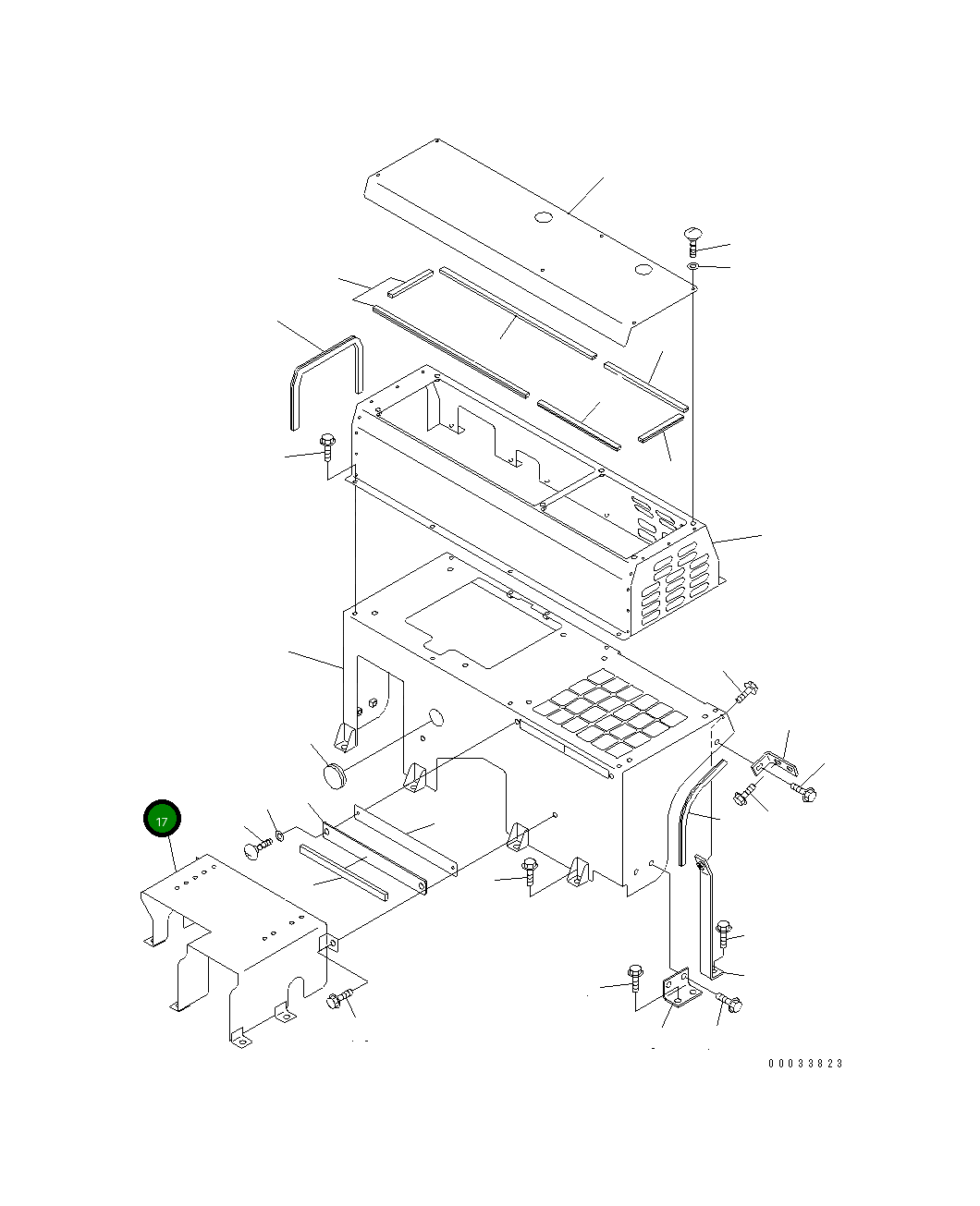 Крышка 567-88-76210 Komatsu