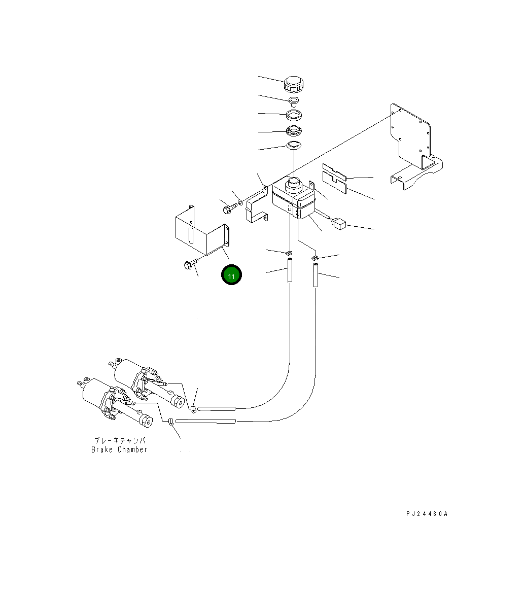 Крышка 561-35-62350 Komatsu