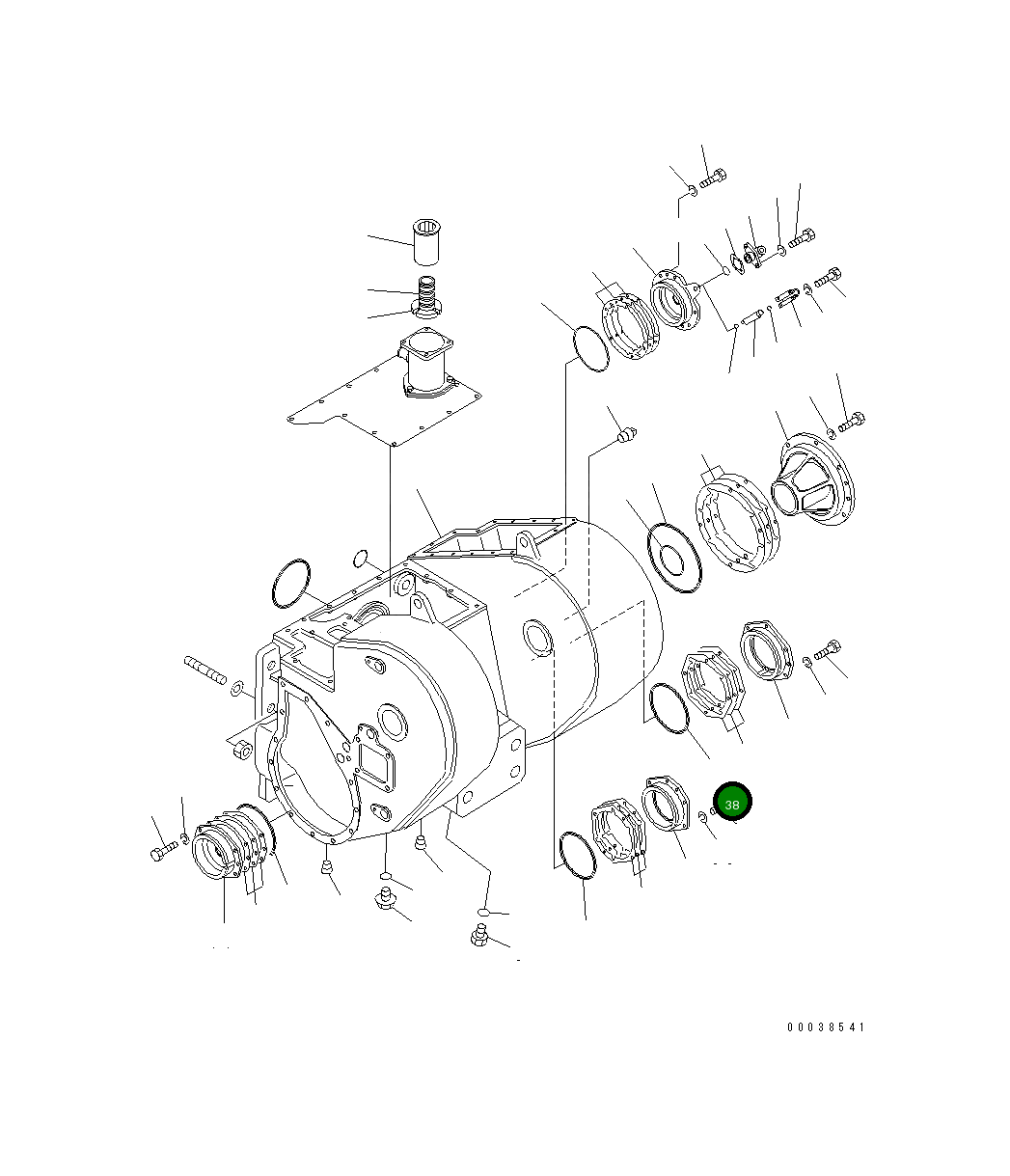 Кольцо уплотнительное (O-Ring) 07000-45190 Komatsu