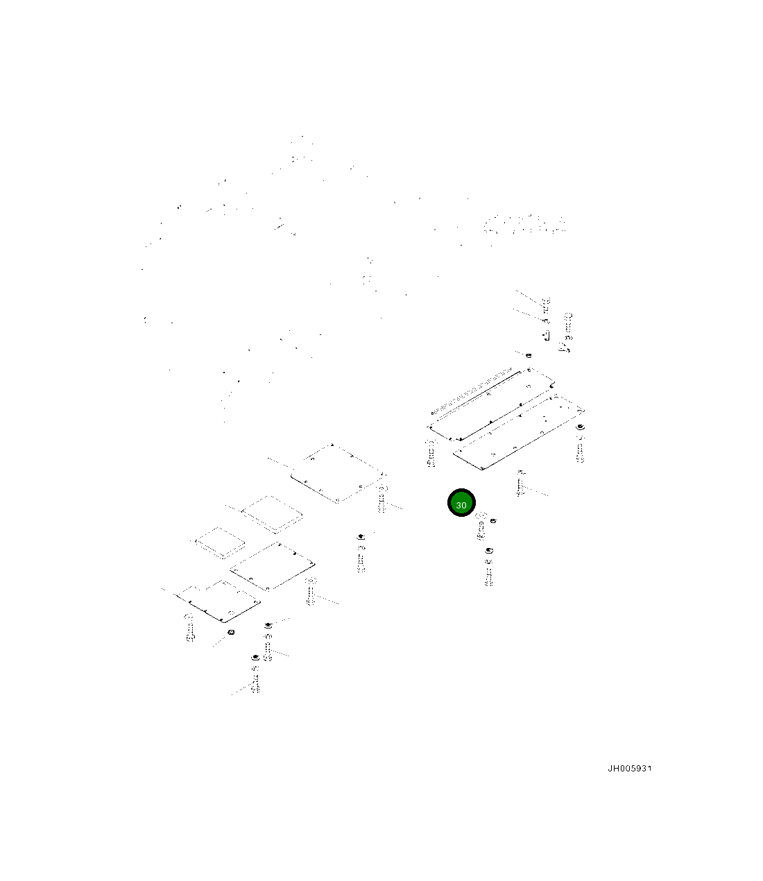 Крышка 208-54-42122 Komatsu