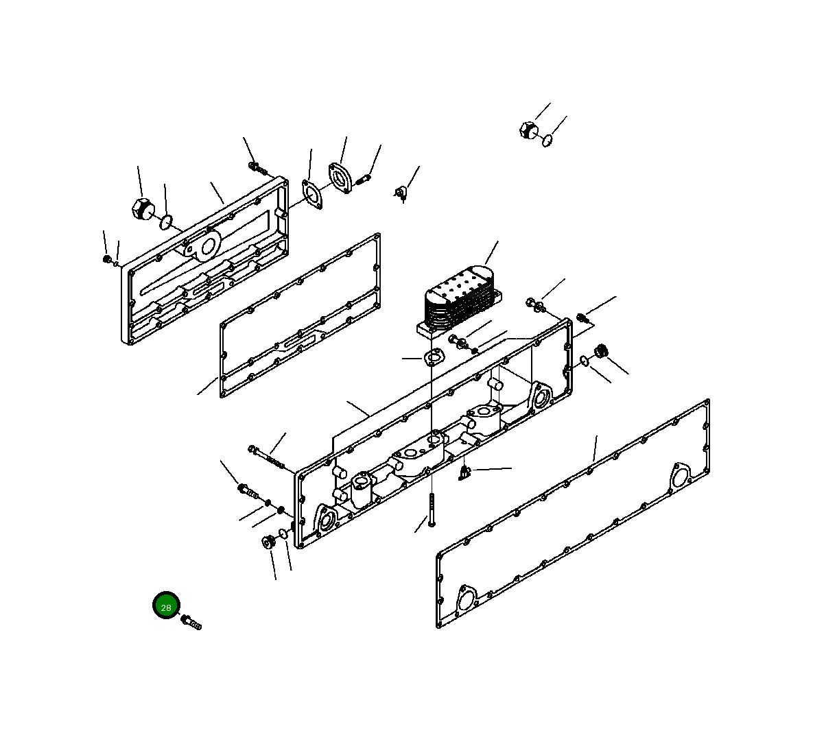 Болт 1317 157 H1  Komatsu