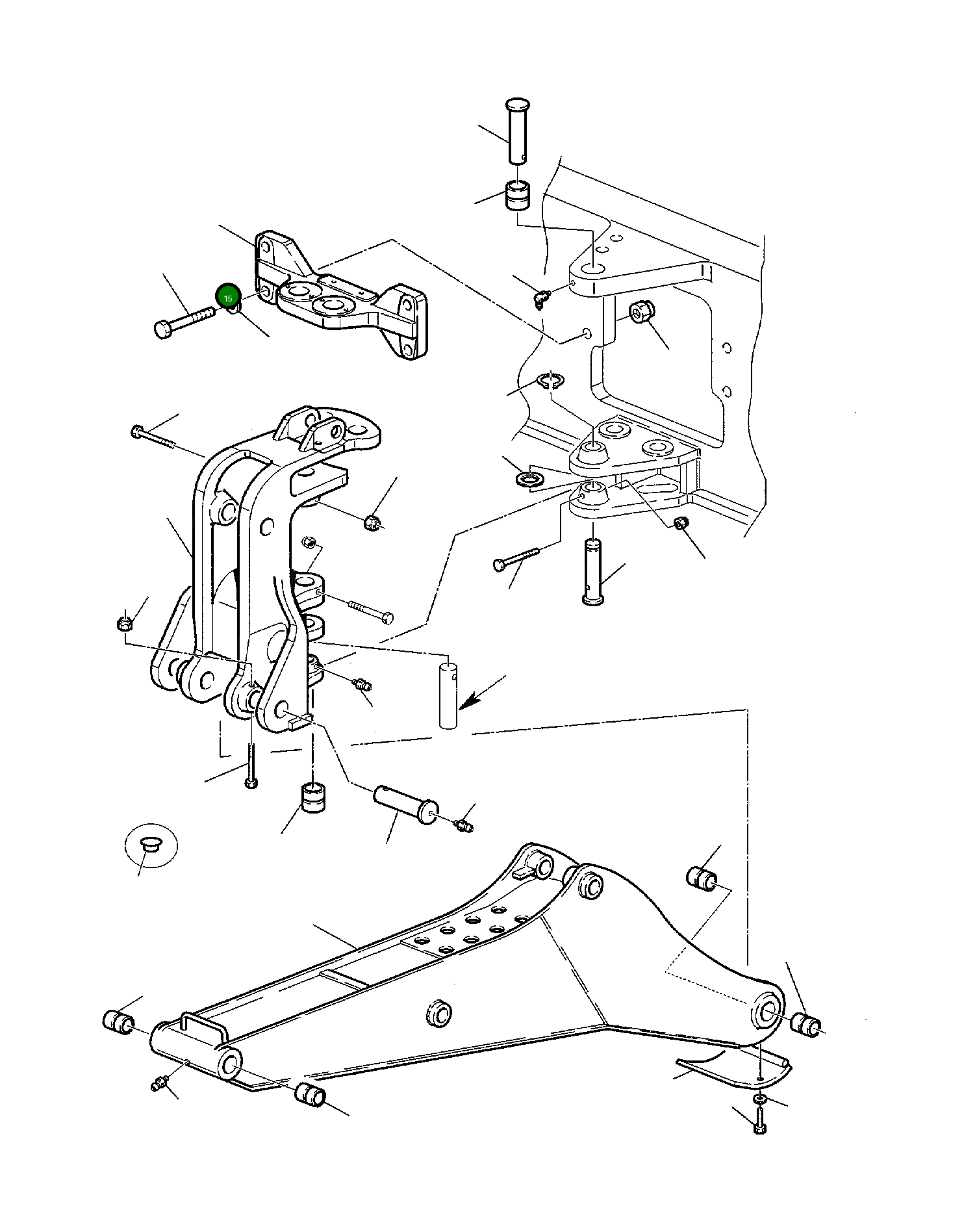 Болт 801015291 Komatsu