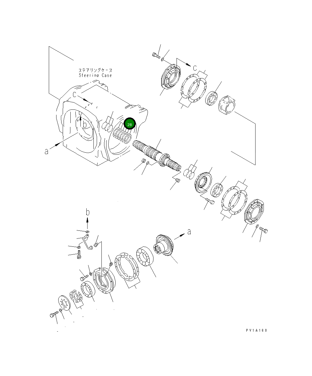 Кольцо 19M-22-12580 Komatsu