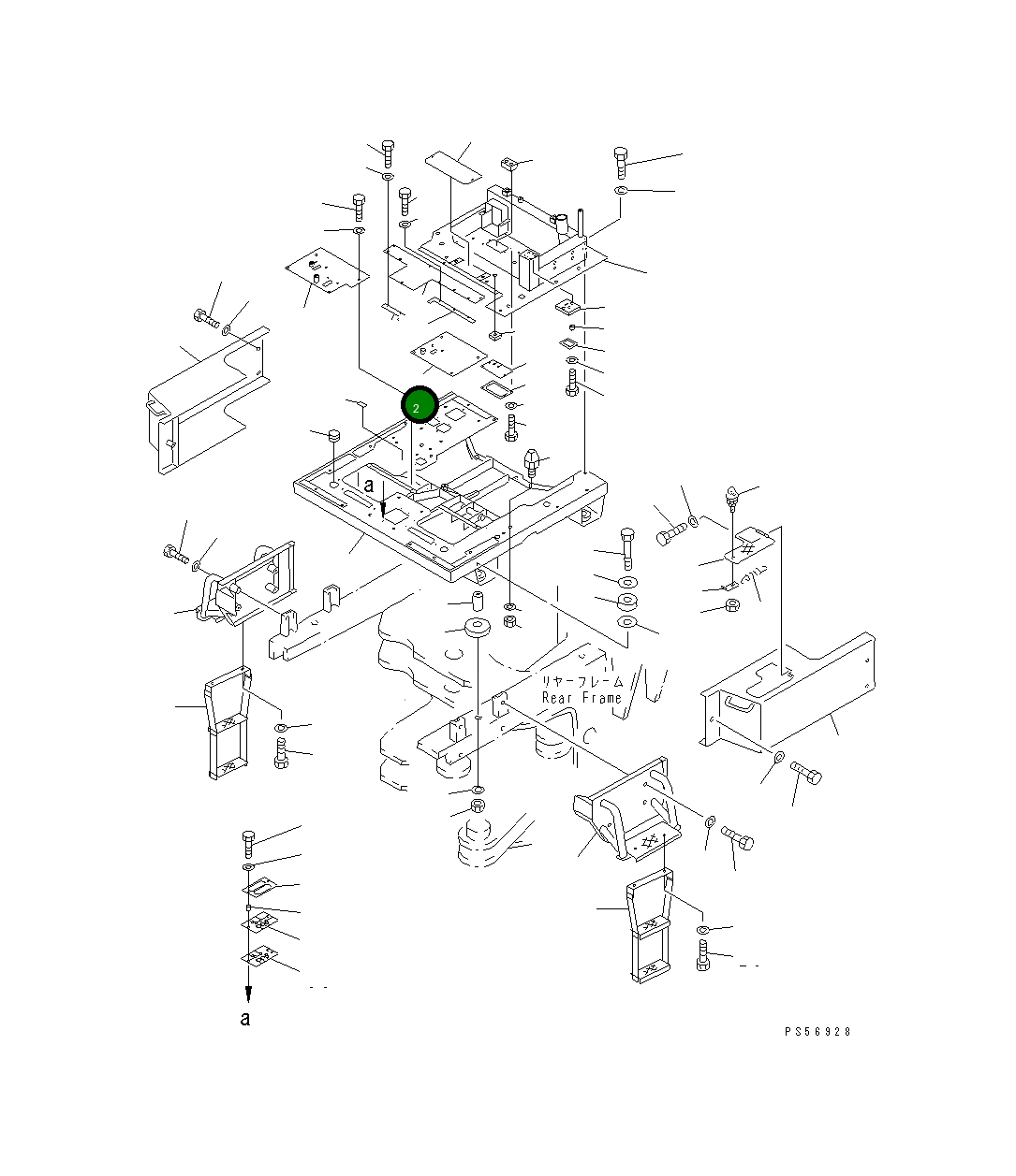 Крышка 235-54-32650 Komatsu