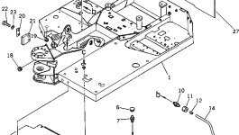 Крышка 201-54-36720 Komatsu
