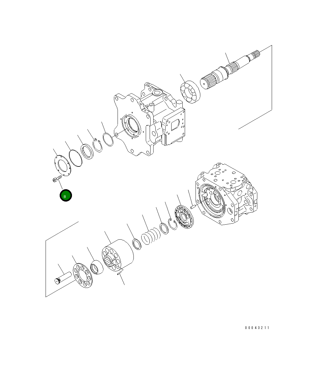 Болт 01252-60820 Komatsu