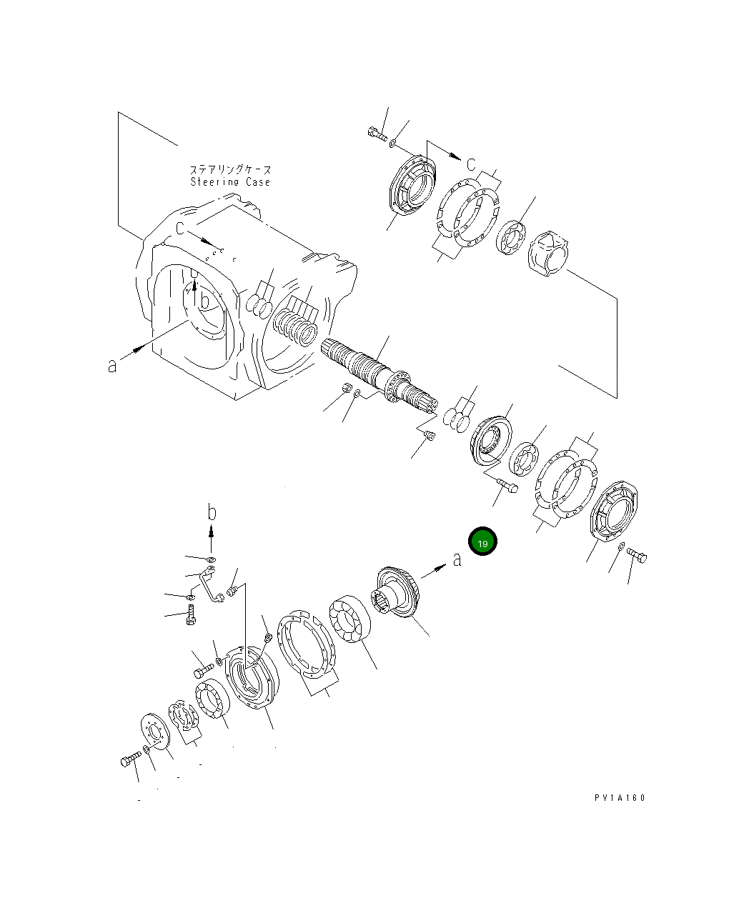 Болт 01084-02075 Komatsu