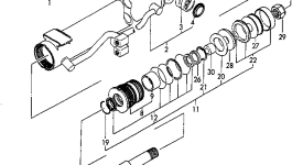 Втулка YM172146-72310 Komatsu