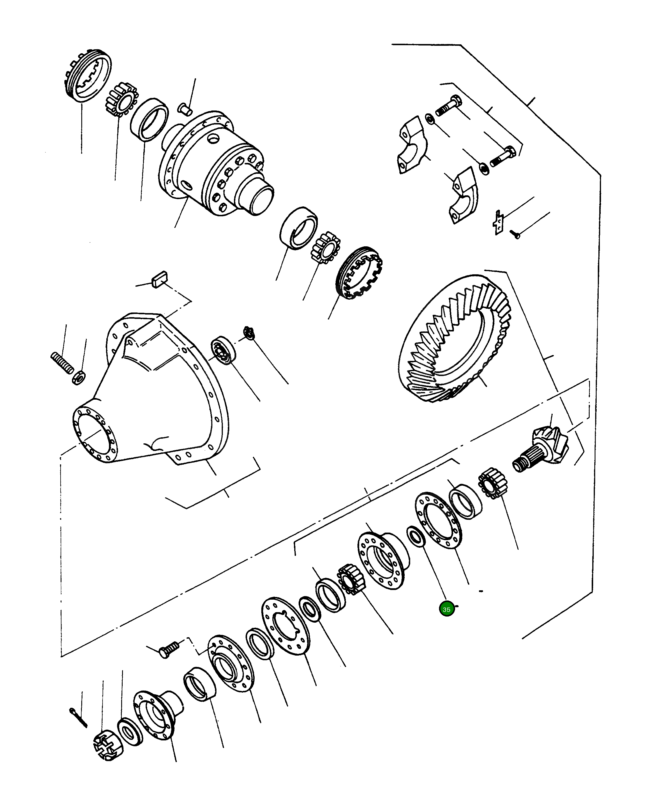 Кольцо 3071820M1 Komatsu
