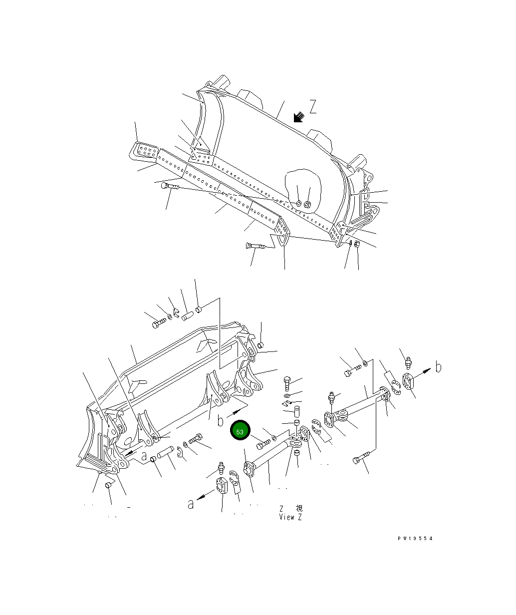 Болт 01011-63650  Komatsu