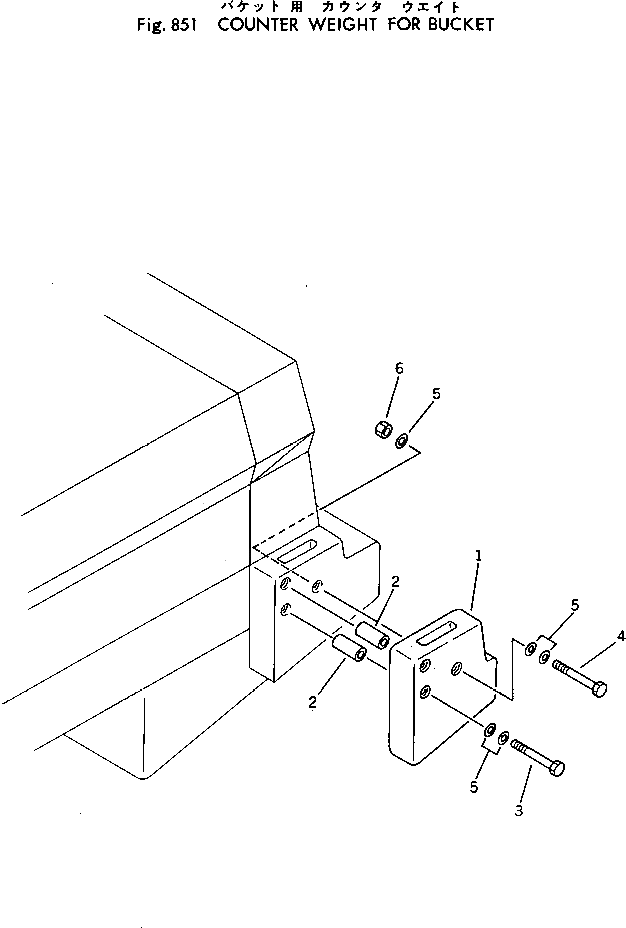 Болт 382-026598-1  Komatsu