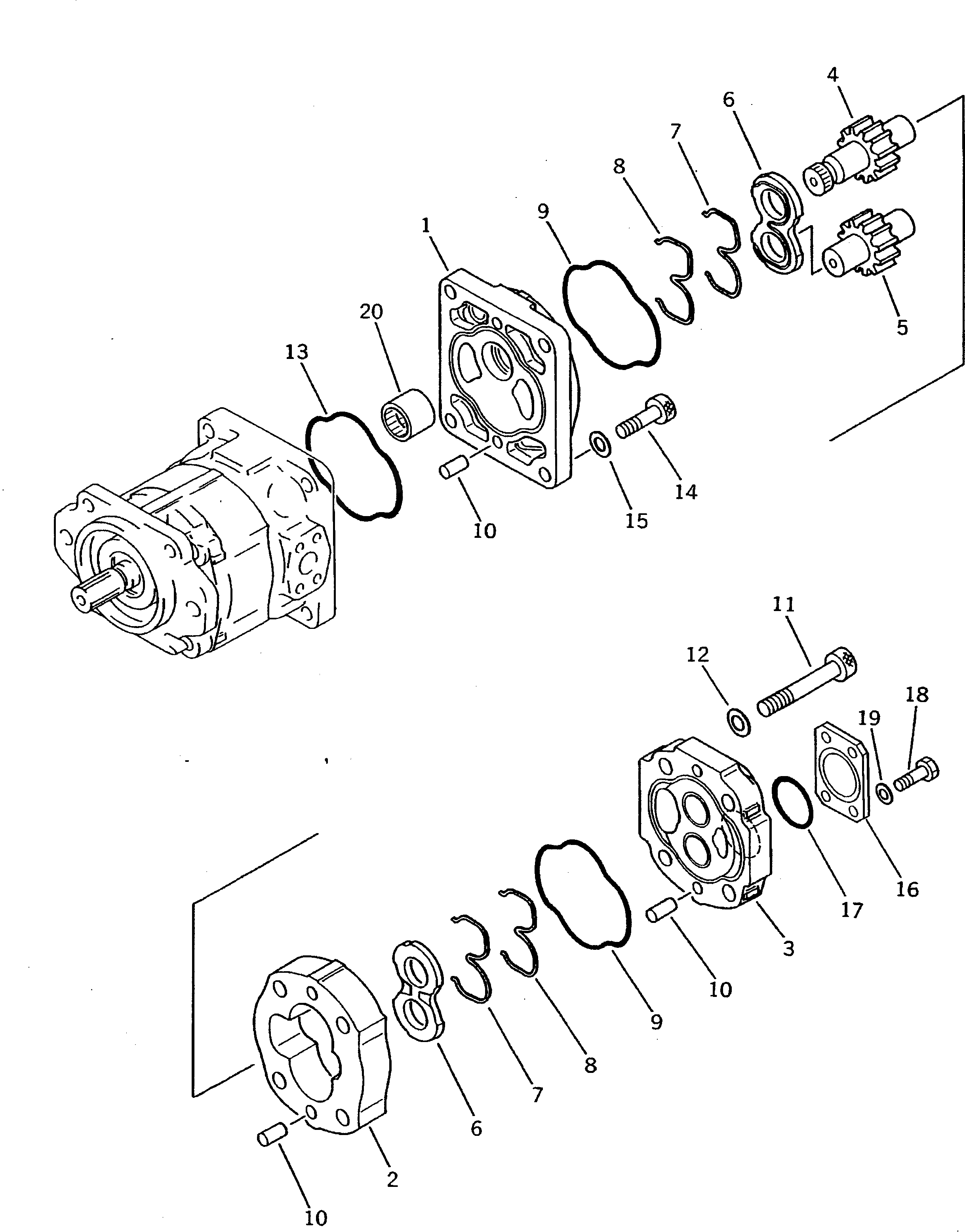 Болт 705-17-03720  Komatsu
