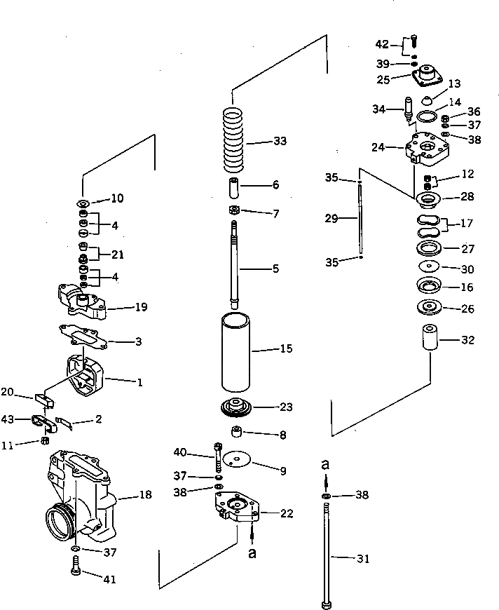 Болт UK350004003400  Komatsu