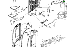 Крышка 22L-54-33854 Komatsu