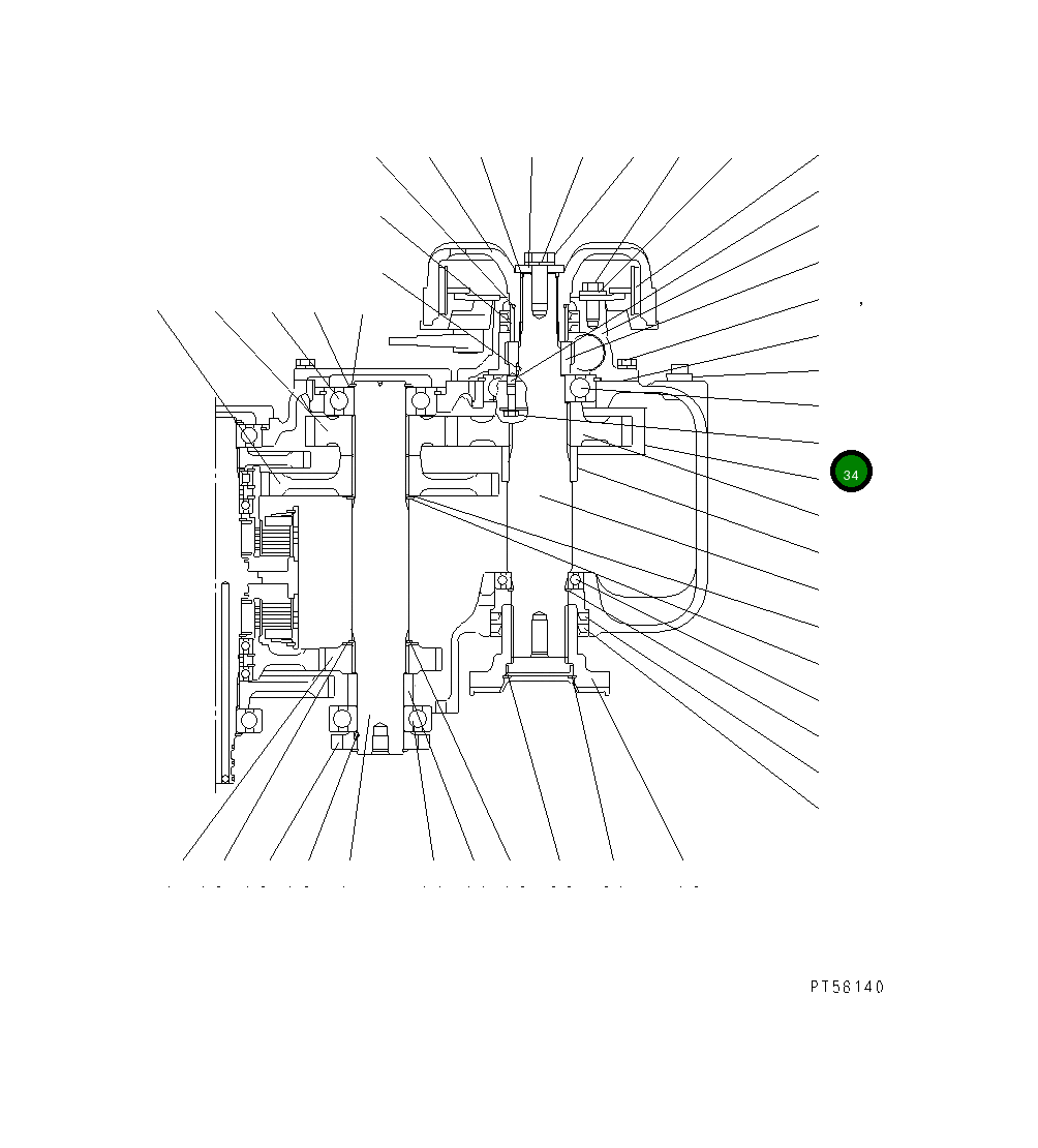Болт DCK143500816 Komatsu
