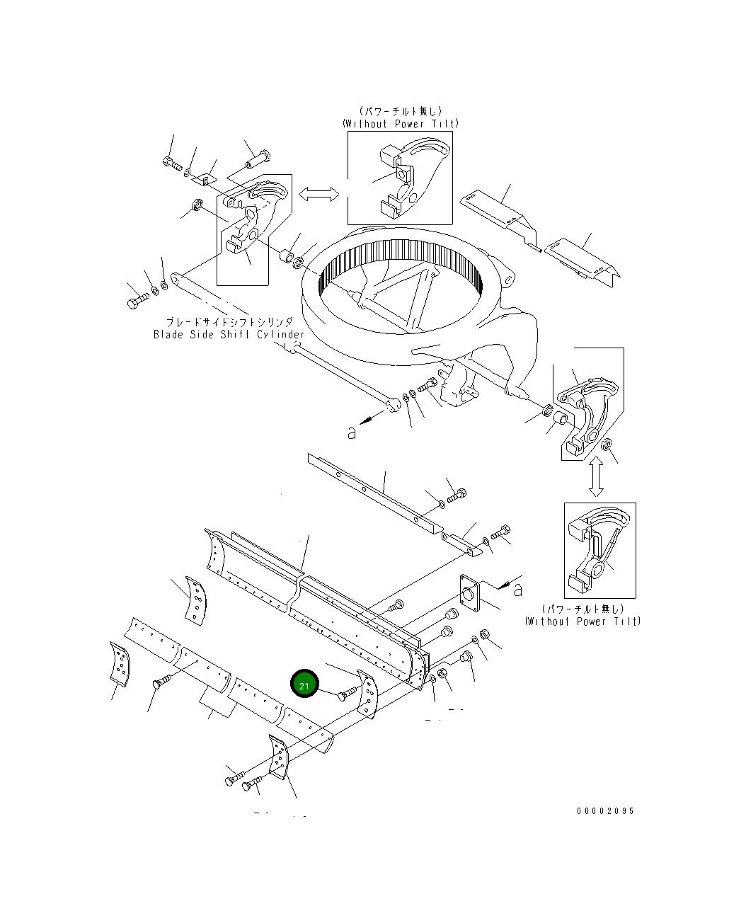 Болт 232-70-32260 Komatsu