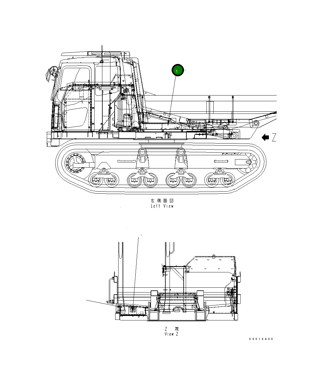 Крышка 14S-54-21491 Komatsu