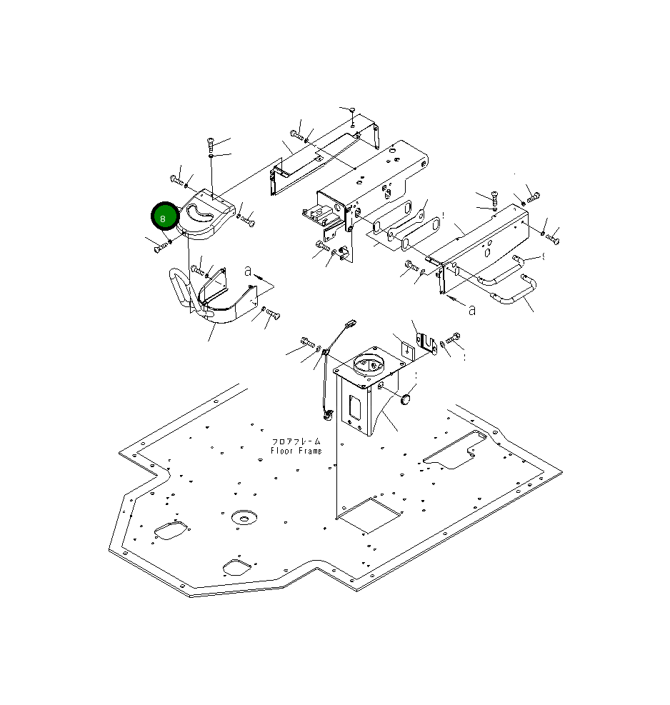 Крышка 426-40-32750 Komatsu