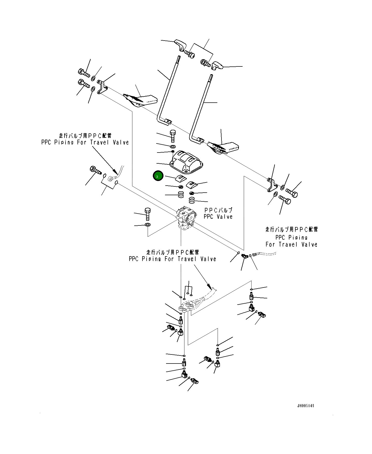 Крышка 20Y4341121 Komatsu