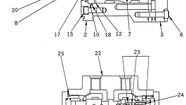 Шпонка 21A-60-14140 Komatsu