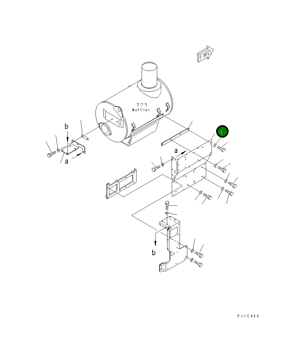 Крышка 6162-13-7531  Komatsu