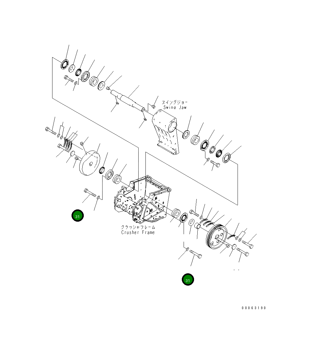 Болт 09205-26230 Komatsu
