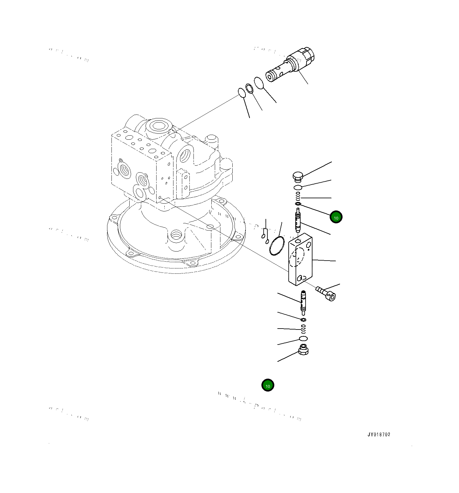 Кольцо уплотнительное (O-Ring) 0700261423  Komatsu
